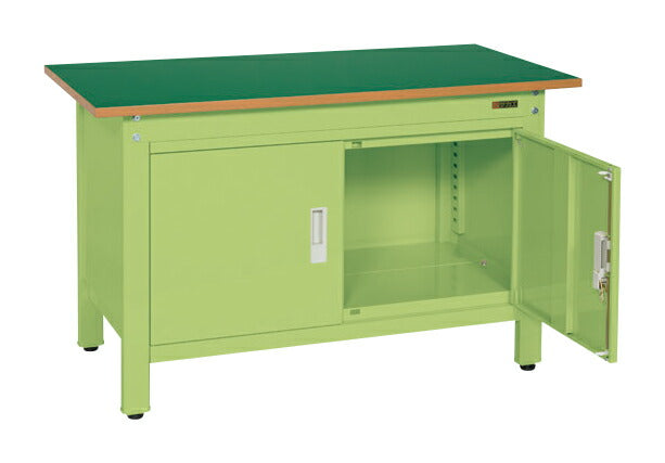 軽量一人用作業台扉付 CP-096DR 033215 ※法人向け 個人宅配送不可