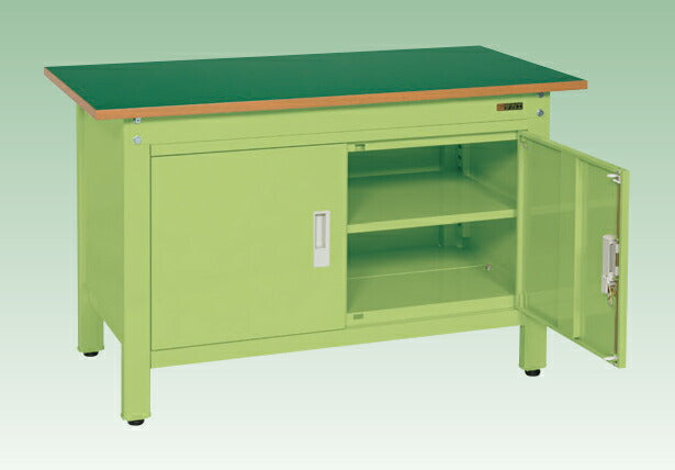 軽量一人用作業台扉付 CP-126DRT 033226 ※法人向け 個人宅配送不可