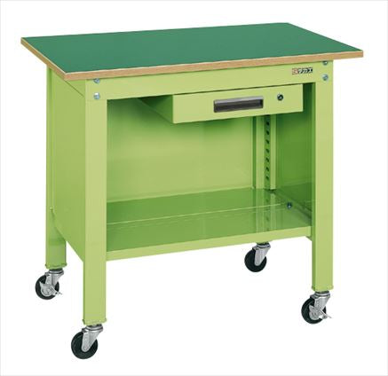 一人用作業台ＣＰＢタイプ（軽量移動式・キャビネット付） CPB-126A 033313 ※法人向け 個人宅配送不可