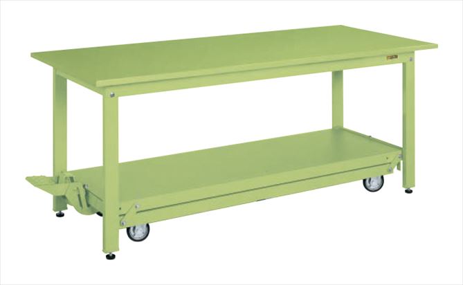 軽量作業台ＫＫタイプ（ペダル昇降移動式） KK-157S 035222 ※法人向け 個人宅配送不可