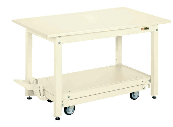 軽量作業台ＫＫタイプ（ペダル昇降移動式） KK-187SI 035233 ※法人向け 個人宅配送不可