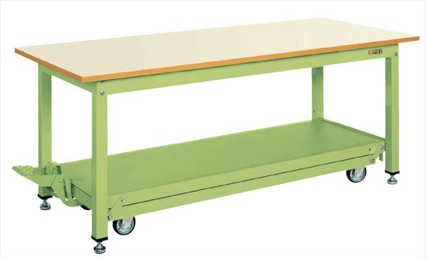 中量作業台ＫＴタイプ（ペダル昇降移動式） KT-157IG 035302 ※法人向け 個人宅配送不可
