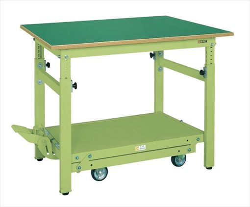 軽量作業台ＴＫＫタイプ（ペダル昇降移動式） TKK-127FPD 035620 ※法人向け 個人宅配送不可