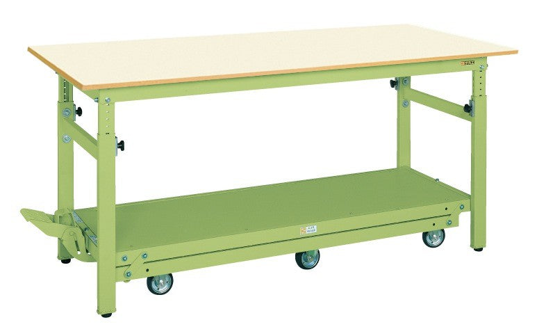 軽量作業台ＴＫＫタイプ（ペダル昇降移動式・６輪車） TKK-187Q6PDIG 035642 ※法人向け 個人宅配送不可