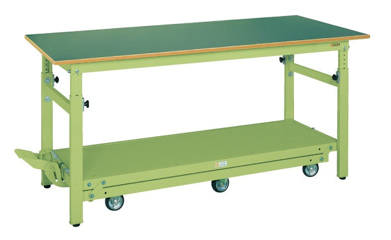 軽量作業台ＴＫＫタイプ（ペダル昇降移動式・６輪車） TKK-187Q6FPD 035661 ※法人向け 個人宅配送不可
