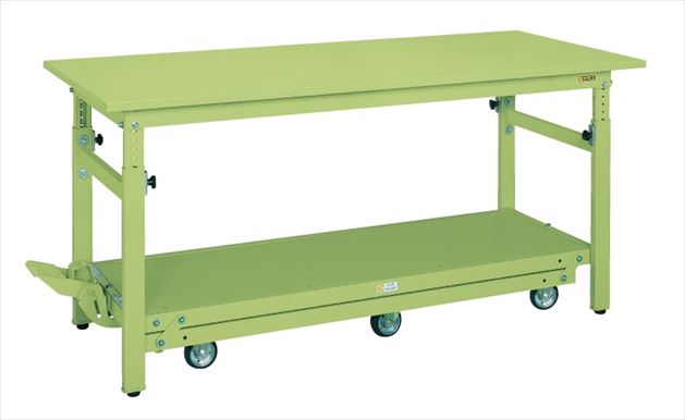 軽量作業台ＴＫＫタイプ（ペダル昇降移動式・６輪車） TKK-187Q6SPD 035662 ※法人向け 個人宅配送不可