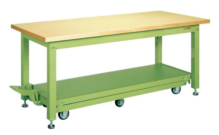 重量作業台ＫＷＣタイプ（ペダル昇降移動式・６輪車） KWCF-188Q6 035794 ※法人向け 個人宅配送不可