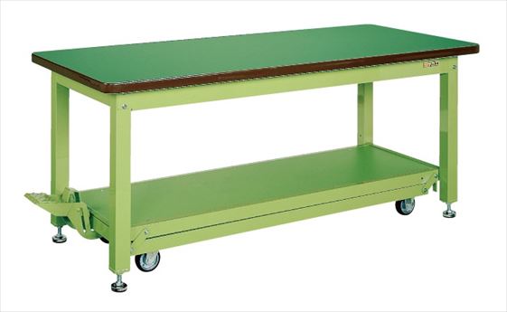 重量作業台ＫＷＣタイプ（ペダル昇降移動式） KWCF-158 035801 ※法人向け 個人宅配送不可