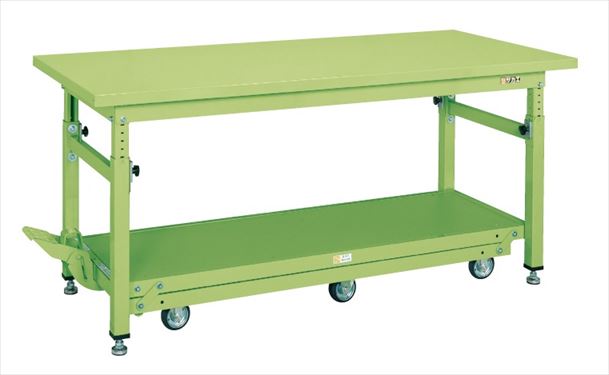 重量作業台ＴＫＷタイプ（ペダル昇降移動式・６輪車） TKW-188Q6SD 035812 ※法人向け 個人宅配送不可