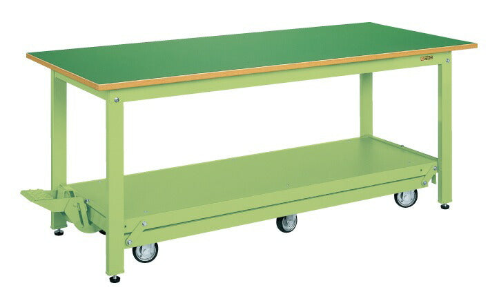 軽量作業台ＫＫタイプ（ペダル昇降移動式・６輪車） KK-187Q6F 035862 ※法人向け 個人宅配送不可