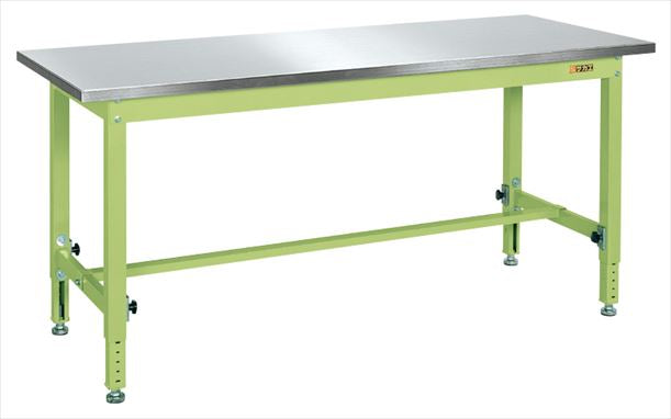 中量高さ調整作業台ＴＫＴタイプ（ステンレスカブセ天板仕様） TKT-127PCSU4 040107 ※法人向け 個人宅配送不可