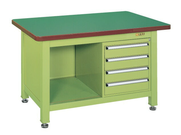 超重量作業台Ｗタイプ（キャビネットＷ－４Ｎ付） WF-2F4B 045421 ※法人向け 個人宅配送不可