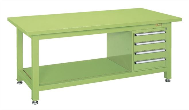 超重量作業台Ｗタイプ（キャビネットＷ－４Ｎ付） WS-84 045427 ※法人向け 個人宅配送不可