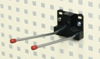 【要送料】 パネル共用　オプション傾斜フック（２本掛け・大） SFN-29B 045701 ※法人向け 個人宅配送不可