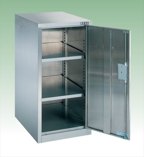 ステンレス薬品保管庫（片開き戸タイプ） SU-45B 083121 ※法人向け 個人宅配送不可