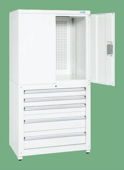 保管システム（両開扉・キャビネットコンビタイプ） PNH-1263PD5W 143518 ※法人向け 個人宅配送不可