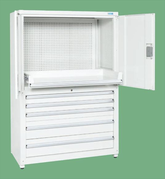 保管システム（両開扉・キャビネットコンビタイプ・Ｓ棚付） PNH-1263PD5CW 143520 ※法人向け 個人宅配送不可