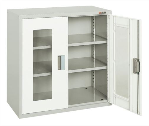 工具管理ユニットＫＵ型（透明塩ビ窓両開き扉タイプ） KU-93BAGY 143666 ※法人向け 個人宅配送不可