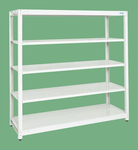 スチールラック（均等耐荷重：２５０ｋｇ／段・５段タイプ） SLN-1855W 170486 ※法人向け 個人宅配送不可