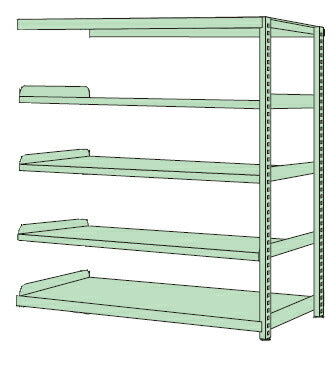 ＲＫラック（連結・均等耐荷重：２５０ｋｇ／段・５段タイプ） RKN-8485R 171485 ※法人向け 個人宅配送不可