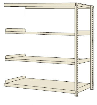 ＲＫラック（連結・均等耐荷重：２５０ｋｇ／段・４段タイプ） RKN-8784RI 171520 ※法人向け 個人宅配送不可