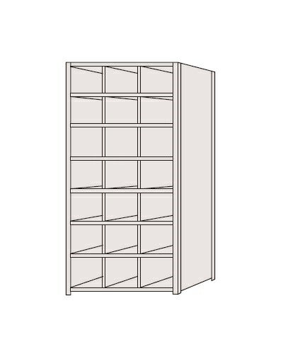 【送料都度見積 】区分棚 NCAM111-307 184125 ※法人向け 個人宅配送不可