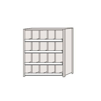 【送料都度見積 】区分棚 NCCM711-504 184171 ※法人向け 個人宅配送不可