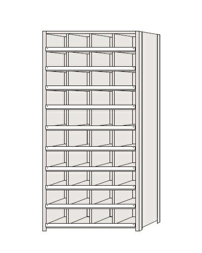 【送料都度見積 】区分棚 NCCM110-410 184192 ※法人向け 個人宅配送不可