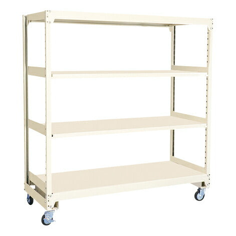 【送料都度見積 】中量キャスターラックＭＫＫＷ型（ゴム車・４輪自在キャスター） MKKW-9744G 198631 ※法人向け 個人宅配送不可