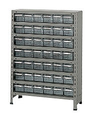 【送料都度見積 】物品棚ＬＥＫ型樹脂ボックス LEK8118-42T 204308 ※法人向け 個人宅配送不可