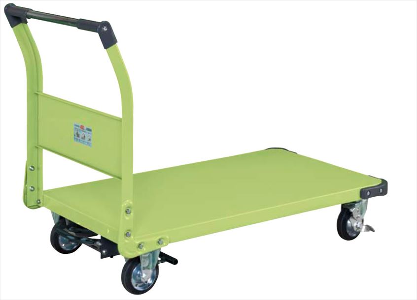 特製四輪車（４００ｋｇタイプ・フットブレーキ付） TAN-66BR 211226 ※法人向け 個人宅配送不可