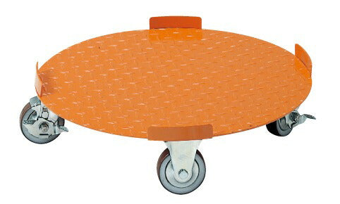 円形ドラム台車（フラットタイプ） DR-5 211683 ※法人向け 個人宅配送不可