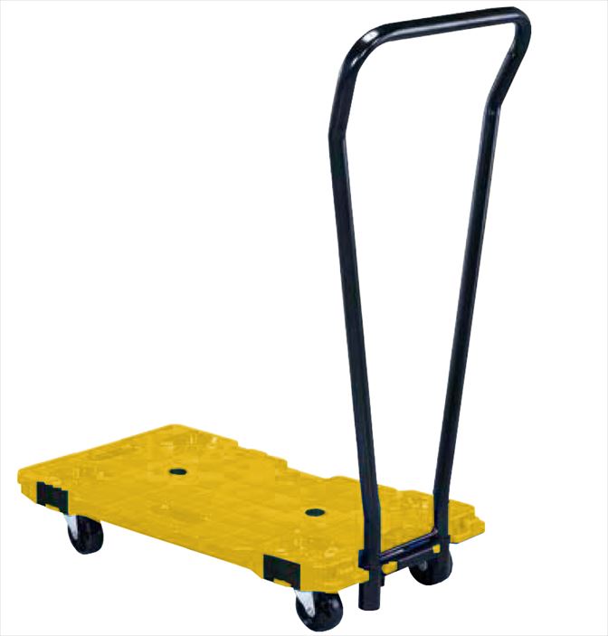 サカエ連結キャリー　取手付（４輪自在タイプ） SCR-750NYET 211906 ※法人向け 個人宅配送不可