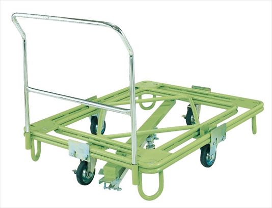 自在移動回転台車（重量型・取手・センターベース付） RC-4FG 212031 ※法人向け 個人宅配送不可