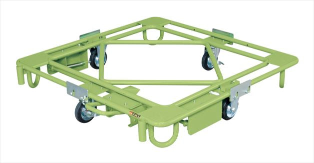 自在移動回転台車（重量型・フットブレーキ付） RC-4FBG 212066 ※法人向け 個人宅配送不可