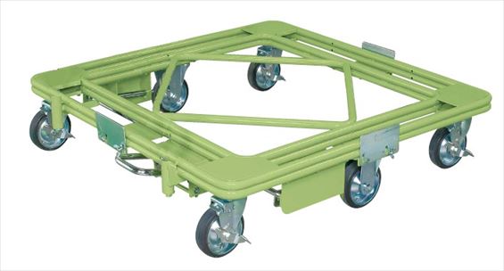 自在移動回転台車（超重量型・フットブレーキ付） RH-2FBG 212067 ※法人向け 個人宅配送不可