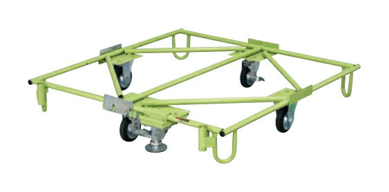 樹脂パレット台車（フロアストッパー付） SC-110F 218895 ※法人向け 個人宅配送不可