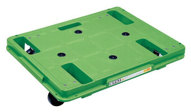 【要送料】 樹脂台車（スタッキング・連結仕様）４輪自在タイプ SCR-650R 218986 ※法人向け 個人宅配送不可