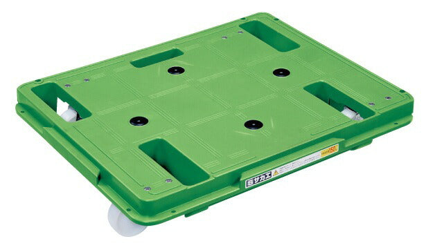 【要送料】 樹脂台車（スタッキング・連結仕様）４輪自在タイプ SCR-650N 218987 ※法人向け 個人宅配送不可