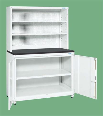 保管システム（パンチング架台・固定棚付タイプ） PNH-R12KPDW 250642 ※法人向け 個人宅配送不可