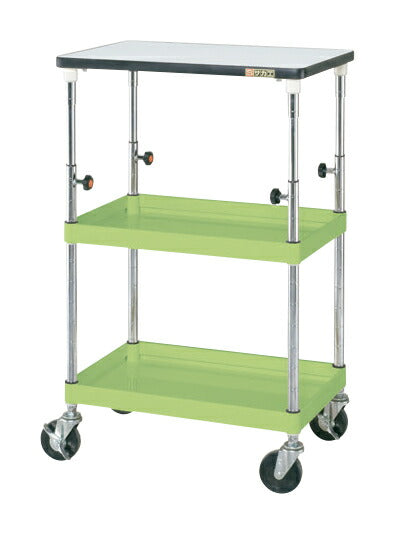 ＣＳパールワゴン（高さ調整タイプ・天板付） TCSP-6082TP 326409 ※法人向け 個人宅配送不可