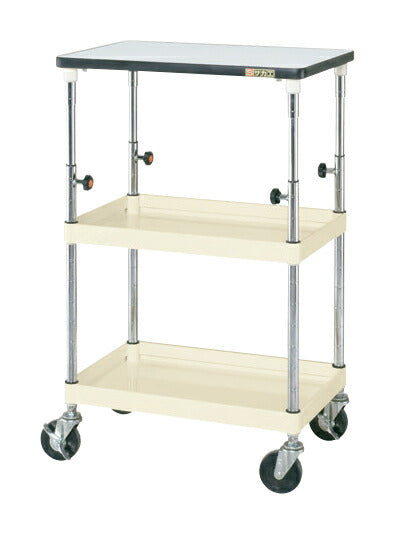 ＣＳパールワゴン（高さ調整タイプ・天板付） TCSP-6082TPI 326419 ※法人向け 個人宅配送不可