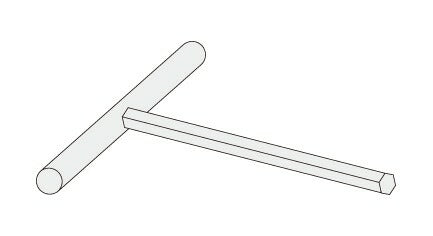 【要送料】 作業台オプション連結脚用専用レンチ KK-100WRE 538827 ※法人向け 個人宅配送不可