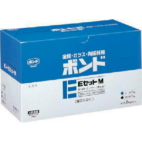 コニシ ボンドＥセットＭ ２ｋｇセット（箱）中粘度 Ｍ ＃４５１２７ Ｍ BE-2