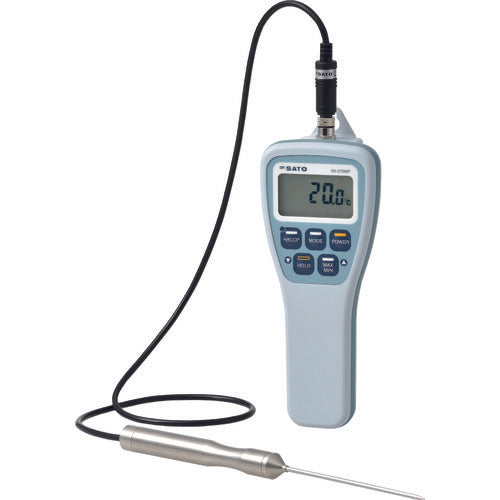佐藤 防水型食品用温度計ＳＫー２７０ＷＰ（標準センサ付）（８０７８－００） SK-270WP