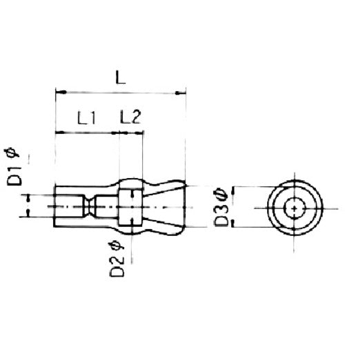 ＴＲＵＳＣＯ ギボシ端子用絶縁キャップ オス用 内径２．５Φタイプ ５０個入 GBCBM1-2.5-50
