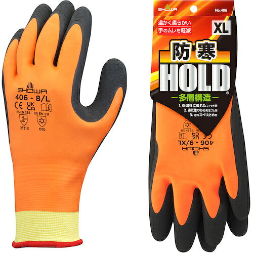 ＳＨＯＷＡ　防寒手袋　ＮＯ４０６防寒ホールド　ＸＬサイズ NO406-XL