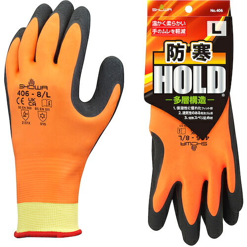ＳＨＯＷＡ　防寒手袋　ＮＯ４０６防寒ホールド　Ｌサイズ NO406-L