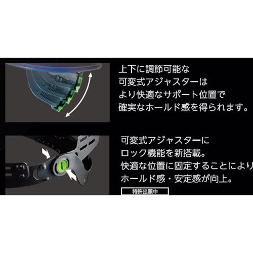 ＤＩＣ 透明バイザーヘルメット（シールド面付） ＡＡ１１ＥＶＯ－ＣＳＷ ＫＰ 白／ブルー AA11EVO-CSW-HA6-KP-W/B