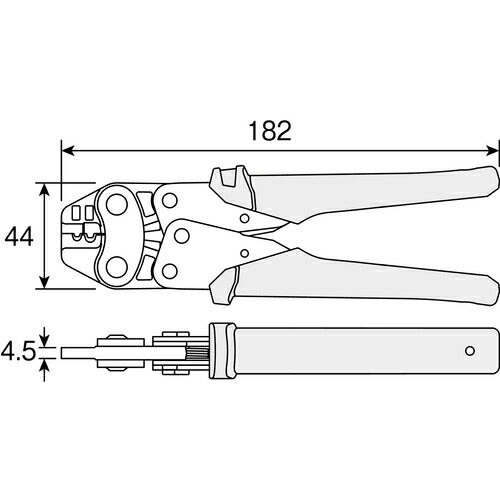 ＨＯＺＡＮ 圧着ペンチ（裸圧着端子・裸圧着スリーブ用） P-732
